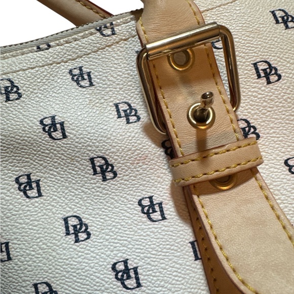 Vintage Dooney & Bourke Monogrammed Satchel with Accessories - Picture 12 of 14
